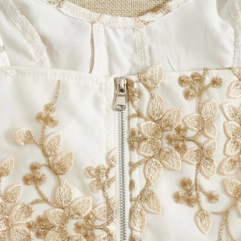 Floral Embroidery Cami Top sexy trendy - Picture 5 of 5